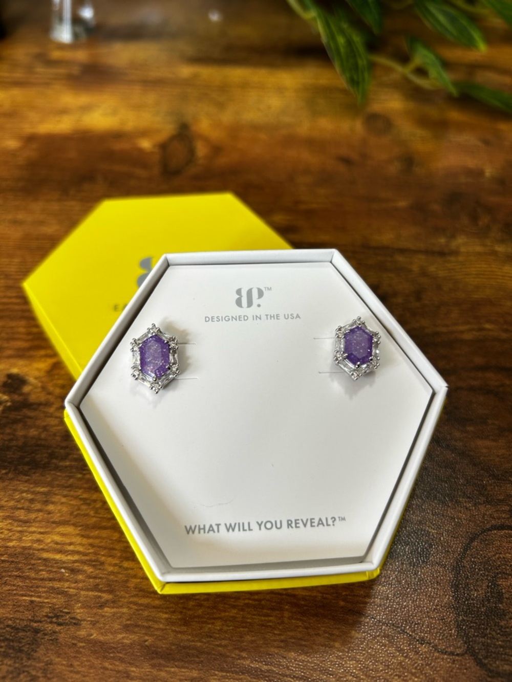Bomb Party OG Rhodium Studs